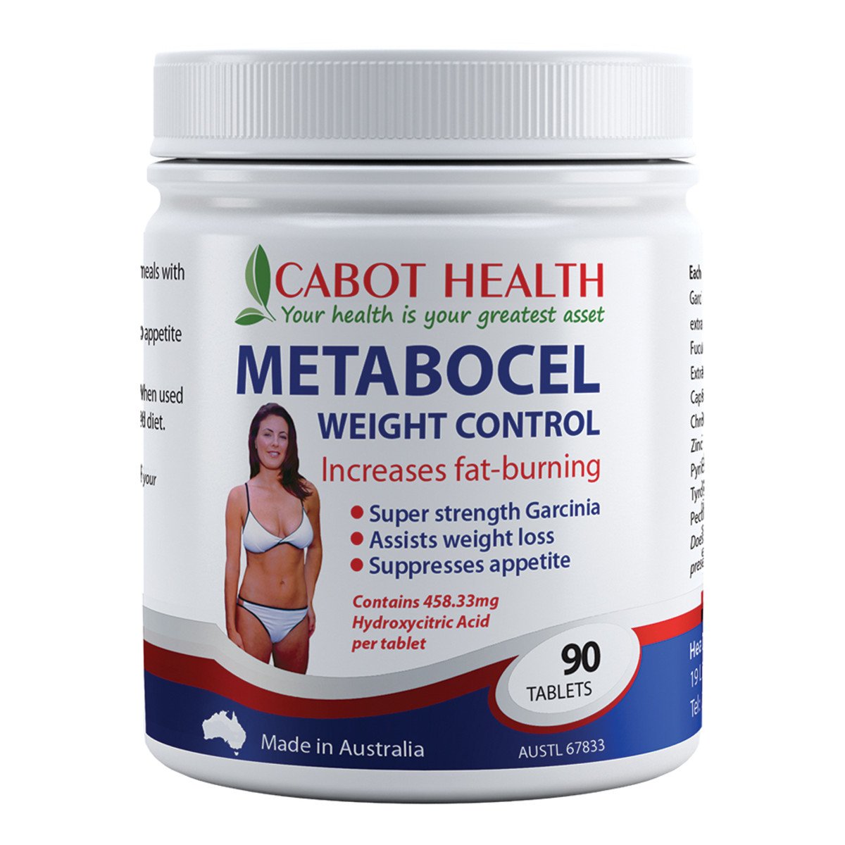 Buy Cabot Health Metabocel Weight Control With Super Strength Garcinia ...