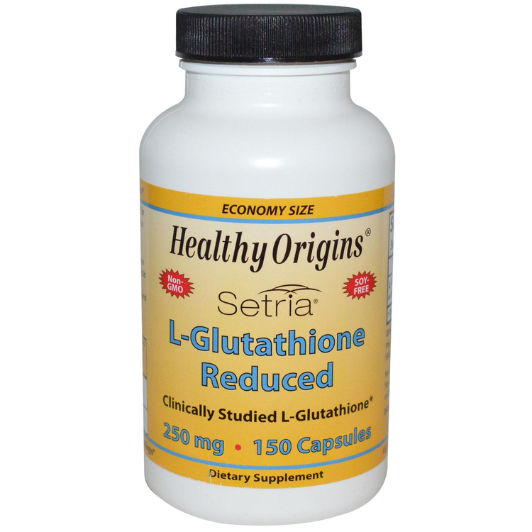 Buy Healthy Origins Setria L Glutathione Reduced 250mg 150 Capsules Online Australia Ausherb