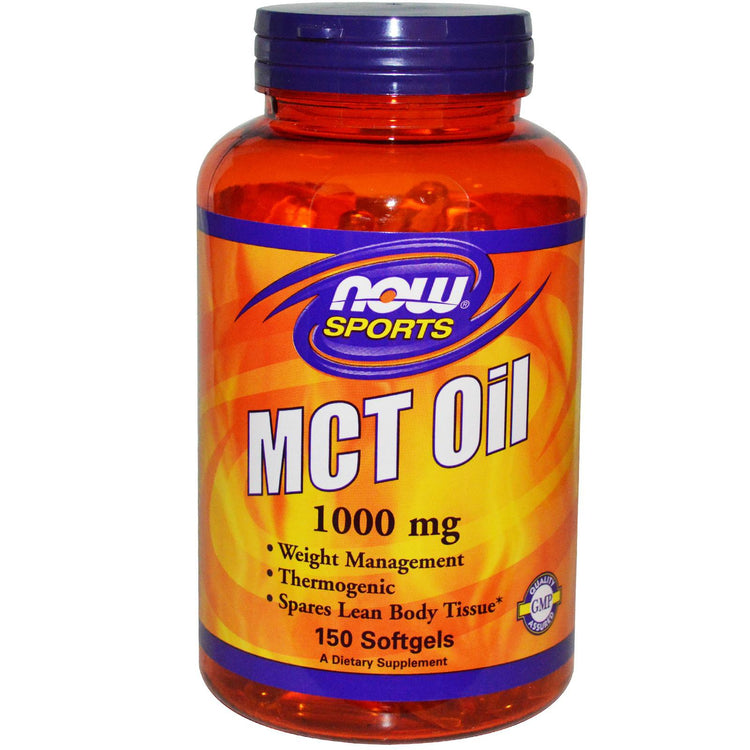 Now Foods Sports MCT Oil 1000mg 150 Softgels Dietary Supplement