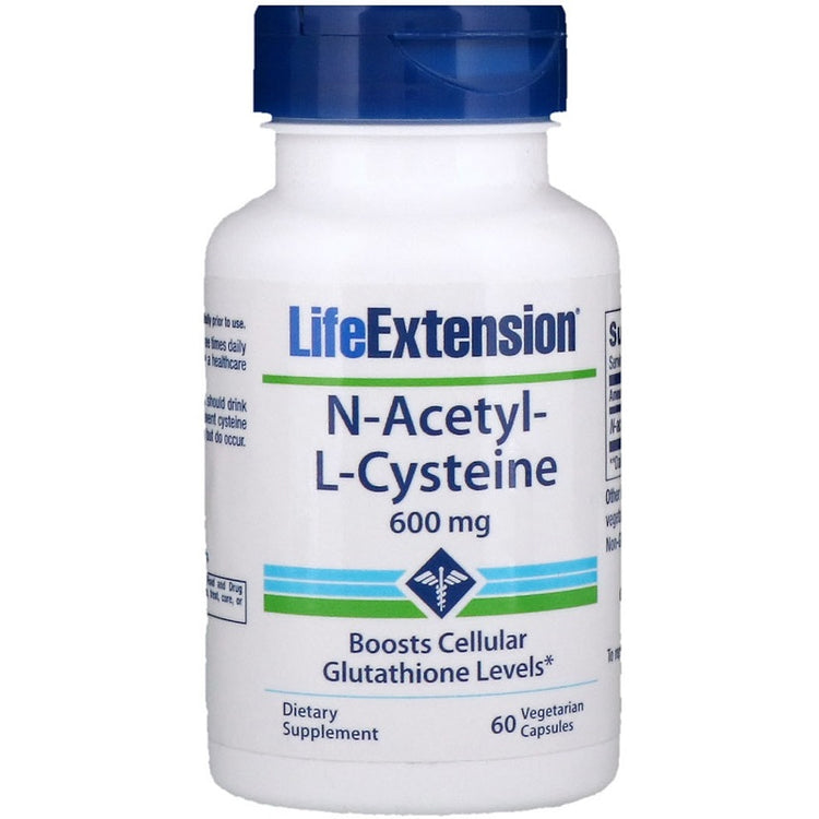 Life Extension N-Acetyl-L-Cysteine 600mg 60 Capsules
