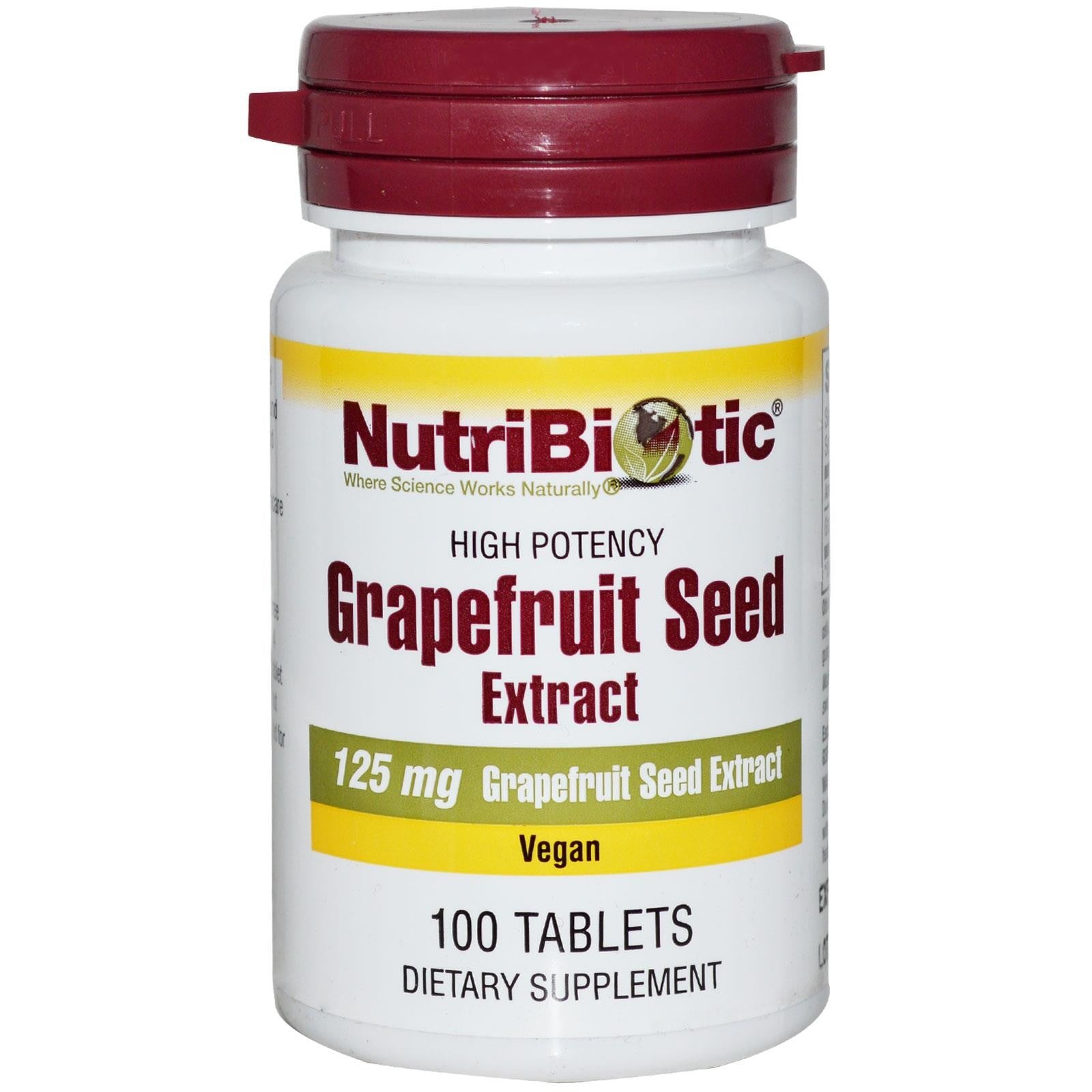 Buy Nutribiotic Grapefruit Seed Extract 125mg 100 Tablets Online ...