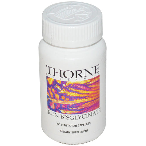 Thorne Research Iron Bisglycinate 60 Veggie Capsules